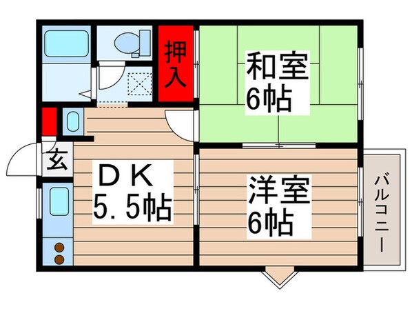 メゾン松本の物件間取画像